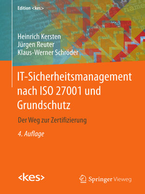 cover image of IT-Sicherheitsmanagement nach ISO 27001 und Grundschutz